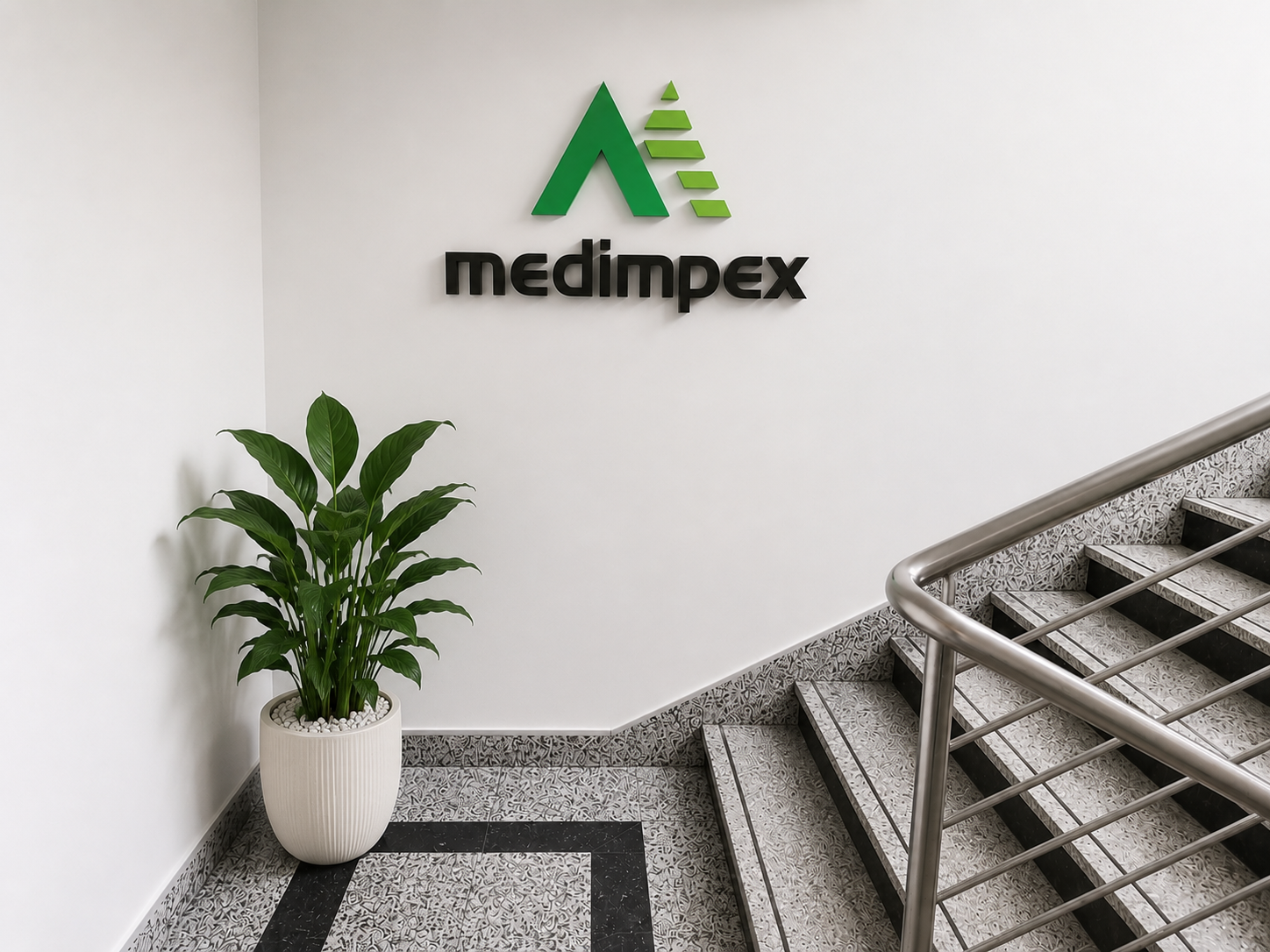Ulazni hodnik kompanije Medimpex